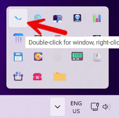 Khernet icon displayed in the Windows system tray